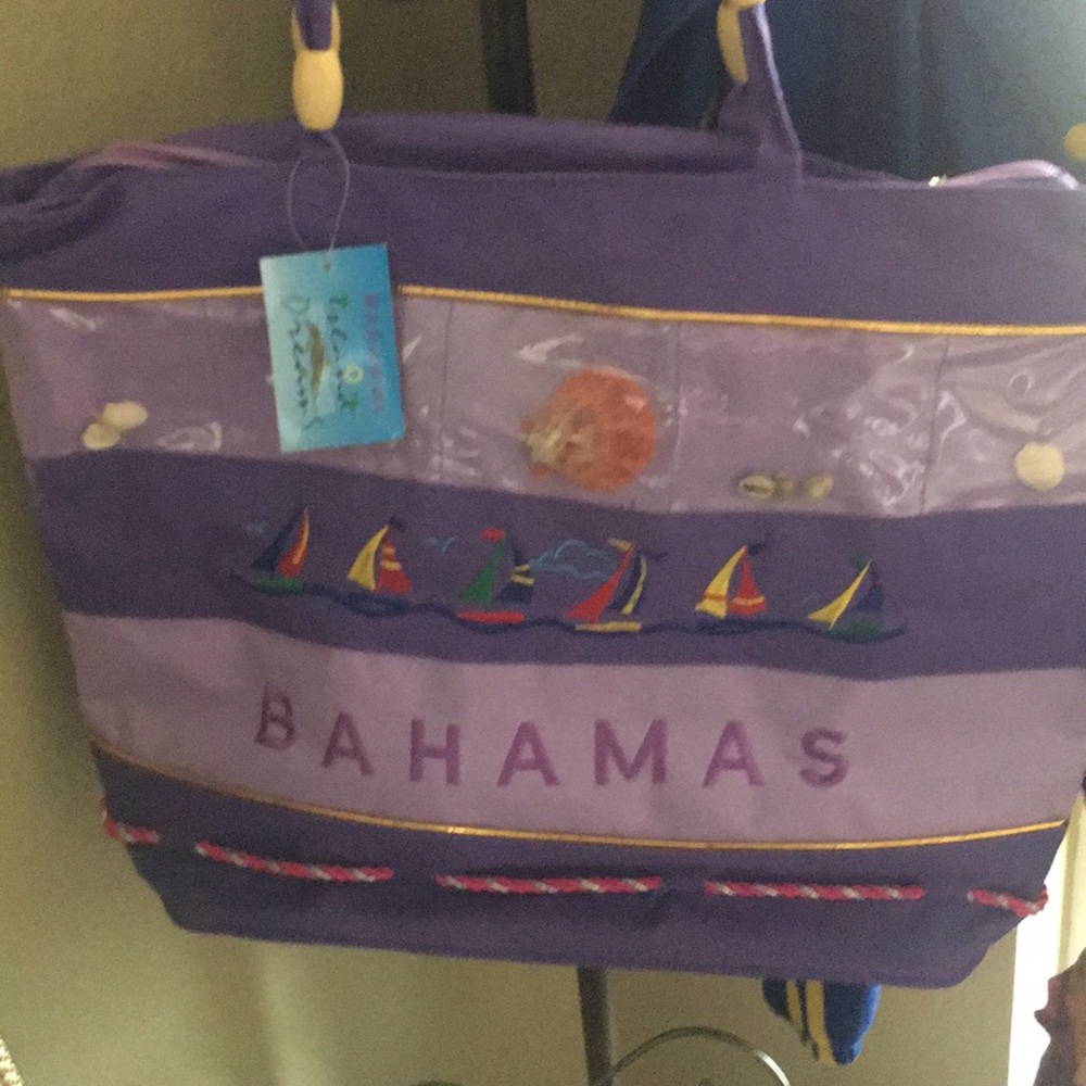 Bahamas travel tote new with tags